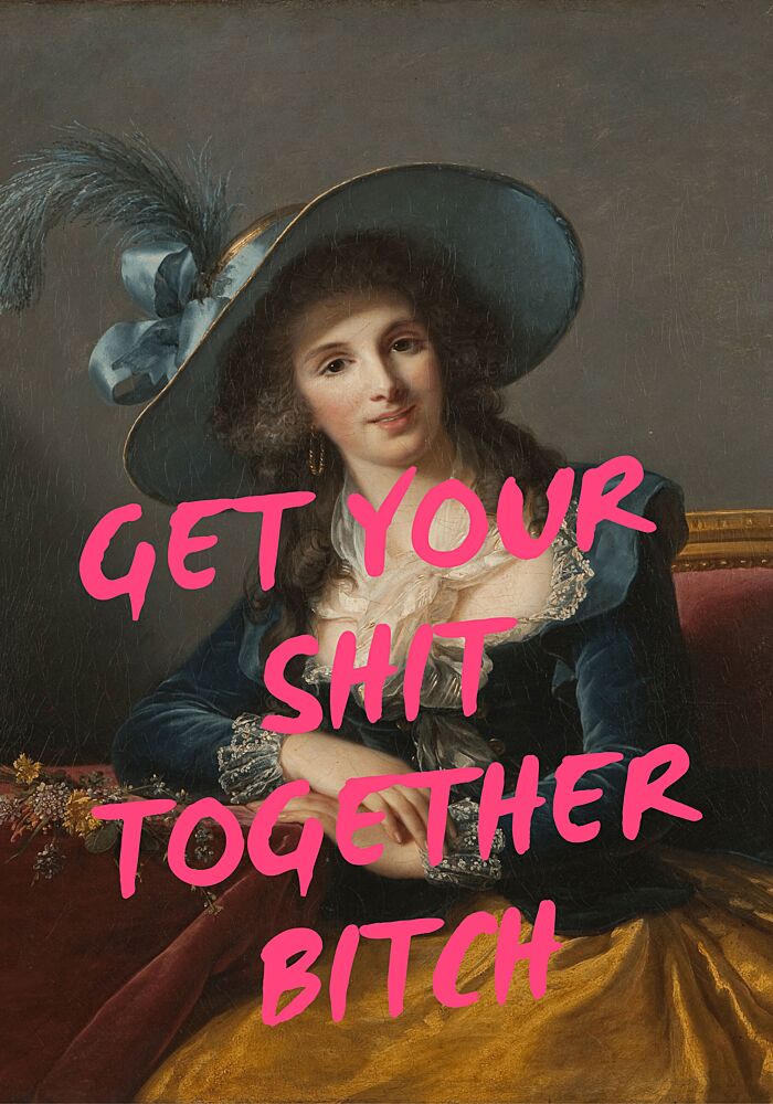 Sassy Lady Quote art print by Athene Fritsch for $57.95 CAD