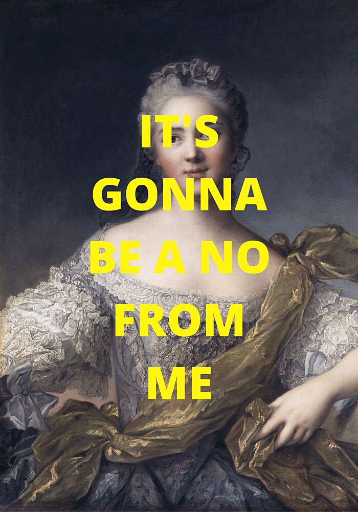 Regal No from Me art print by Athene Fritsch for $57.95 CAD