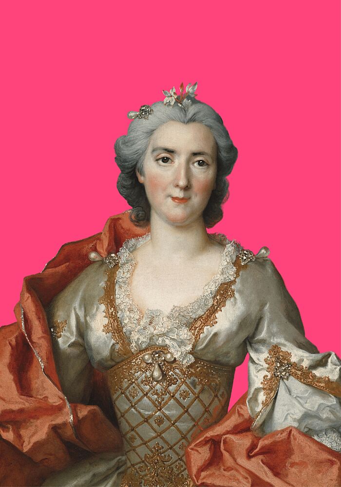 Regal Lady in Pink art print by Athene Fritsch for $57.95 CAD