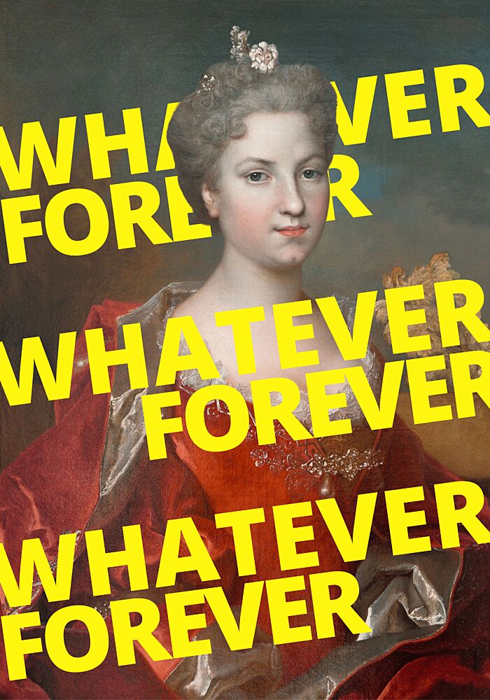 Whatever Forever Portrait art print by Athene Fritsch for $57.95 CAD