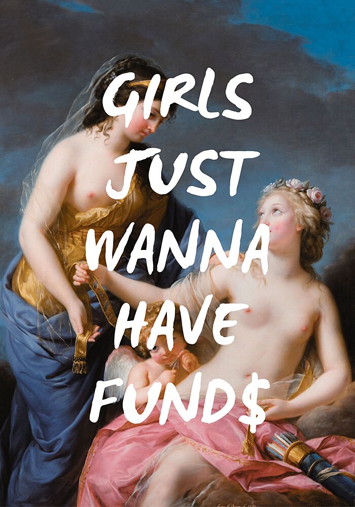 Classical Women Want Funds art print by Athene Fritsch for $57.95 CAD
