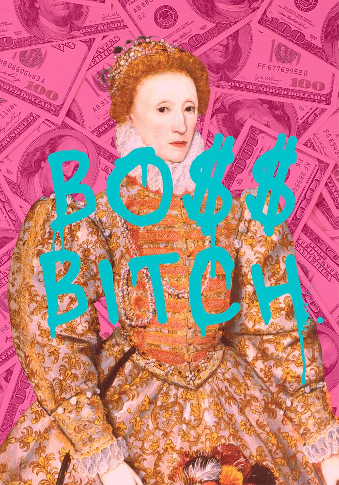Boss Bitch Queen art print by Athene Fritsch for $57.95 CAD