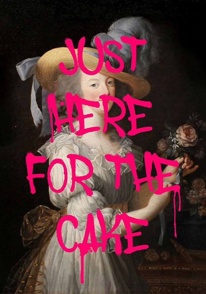 Lady Just Here for Cake art print by Athene Fritsch for $57.95 CAD