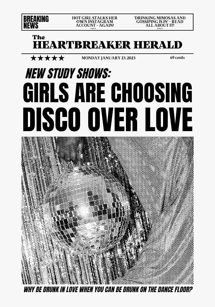 Disco over Love art print by Athene Fritsch for $57.95 CAD