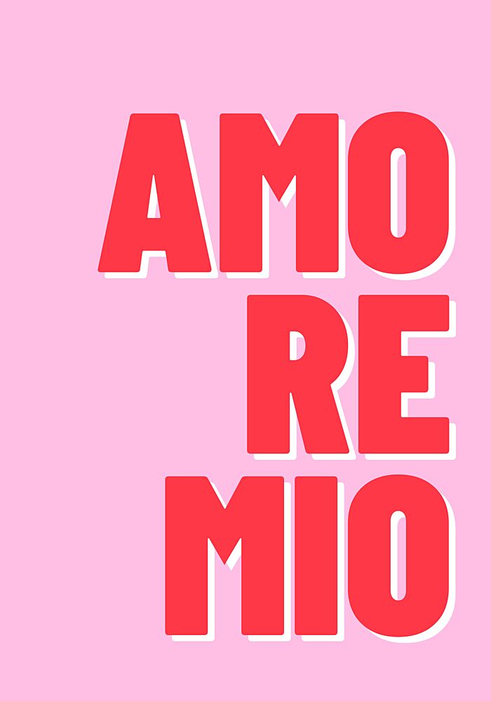 Pink Amore Mio art print by Athene Fritsch for $57.95 CAD