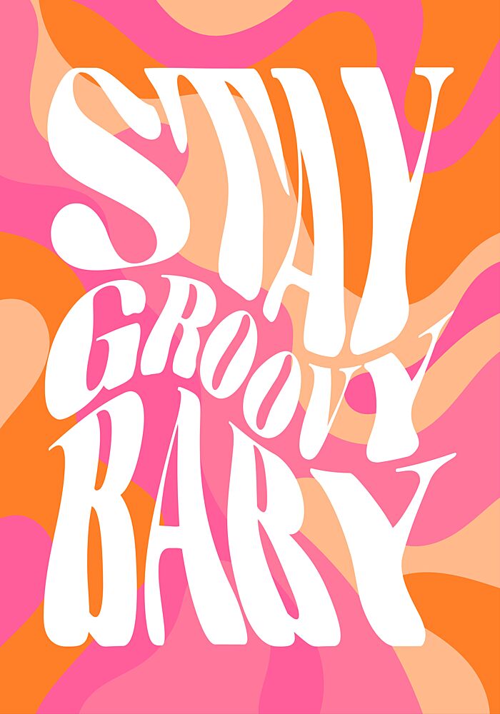 Stay Groovy art print by Athene Fritsch for $57.95 CAD