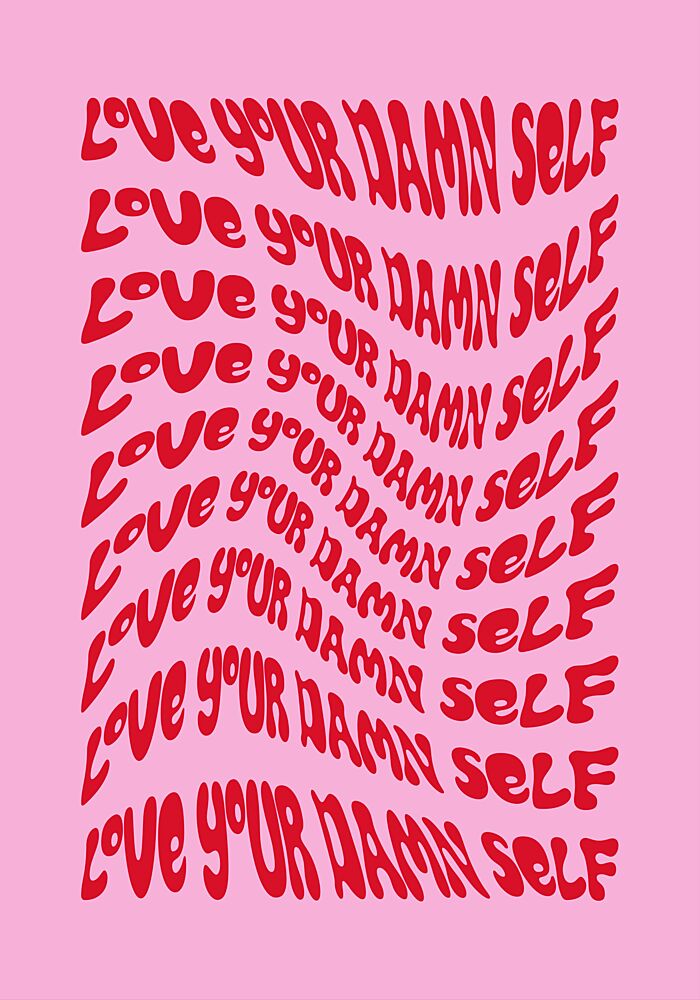 Love Your Damn Self art print by Athene Fritsch for $57.95 CAD