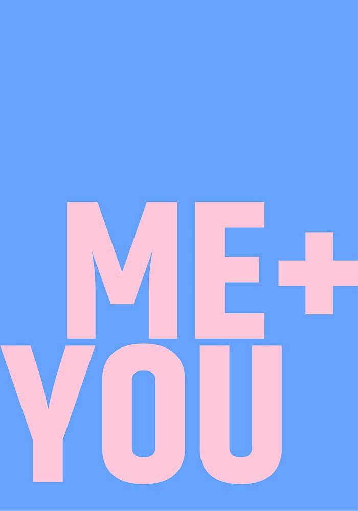 Sweet Me You Text art print by Athene Fritsch for $57.95 CAD