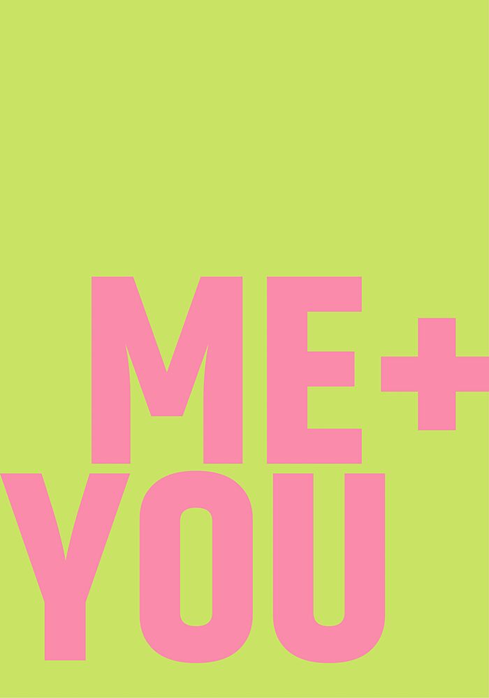 Me Plus You art print by Athene Fritsch for $57.95 CAD