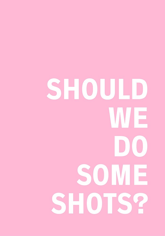 Pink Party Quote art print by Athene Fritsch for $57.95 CAD