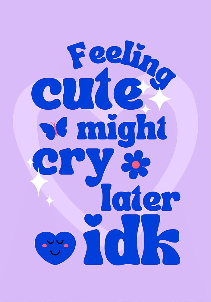 Relatable Cute Quote art print by Athene Fritsch for $57.95 CAD