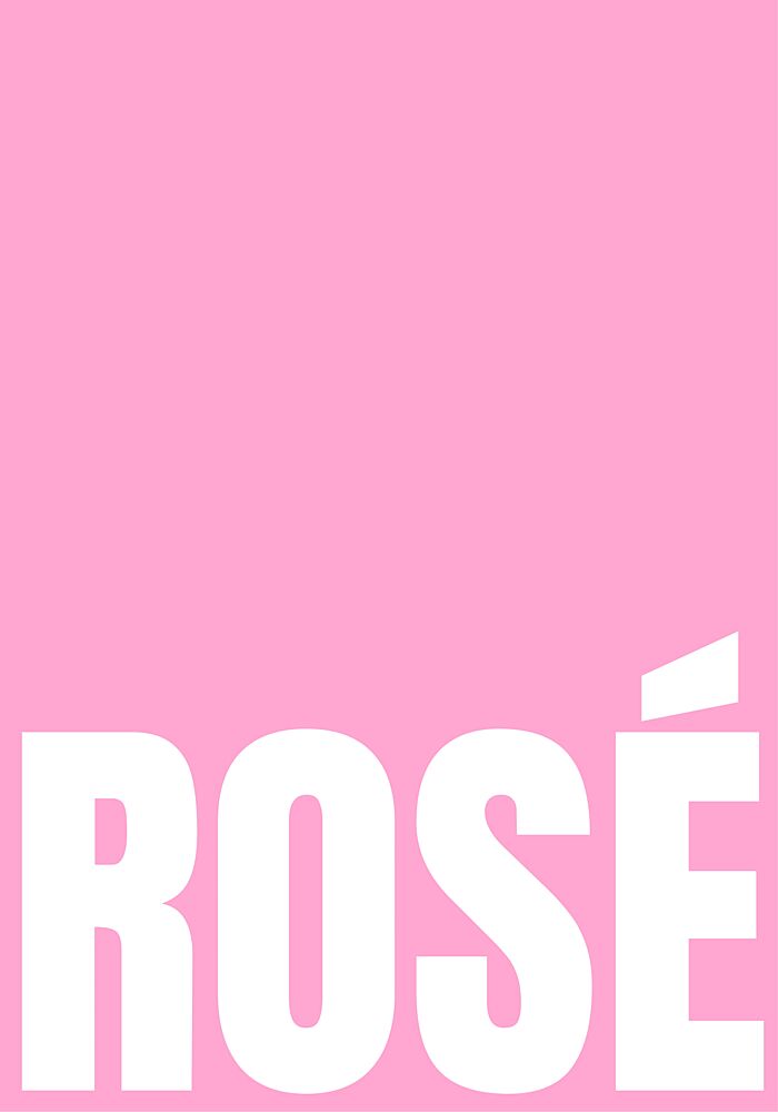 Pink Rose Typography art print by Athene Fritsch for $57.95 CAD