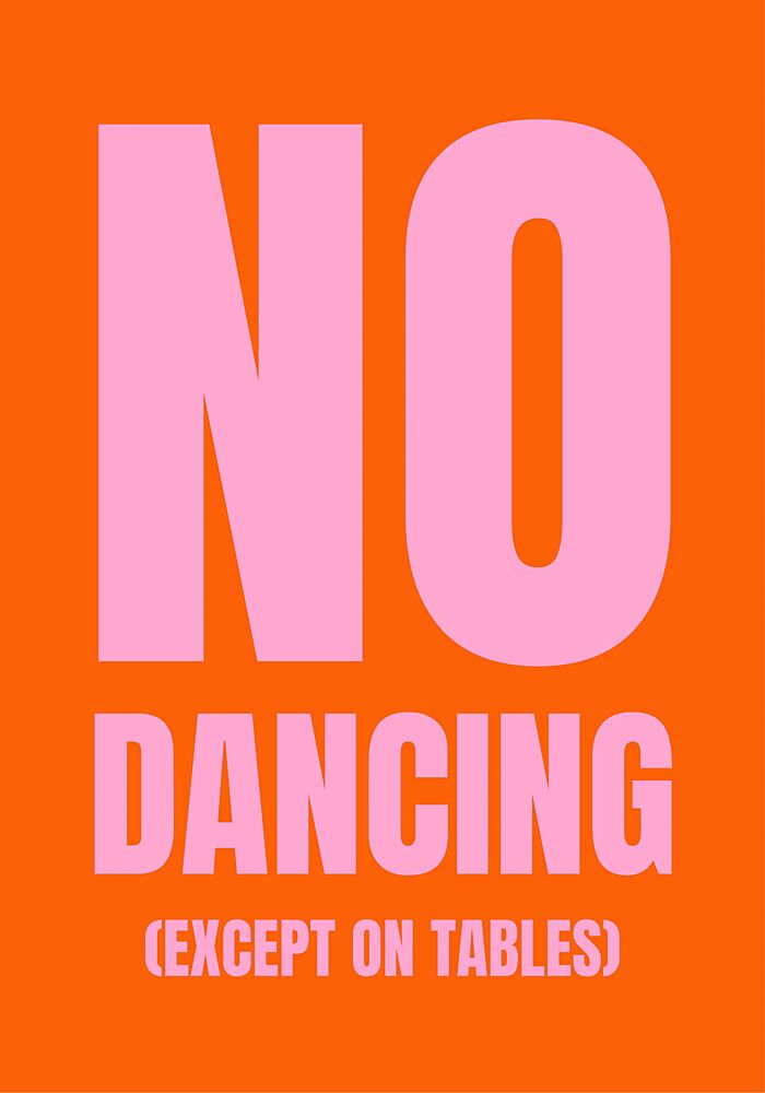 Funny Dance Rules art print by Athene Fritsch for $57.95 CAD