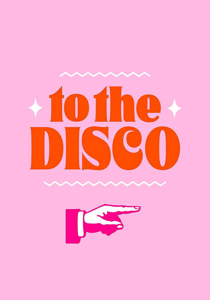 To the Disco Fun art print by Athene Fritsch for $57.95 CAD