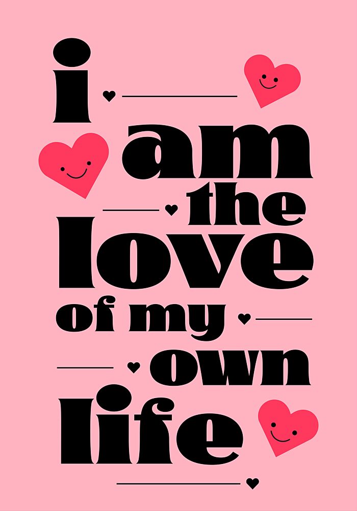Self Love Pink Hearts art print by Athene Fritsch for $57.95 CAD