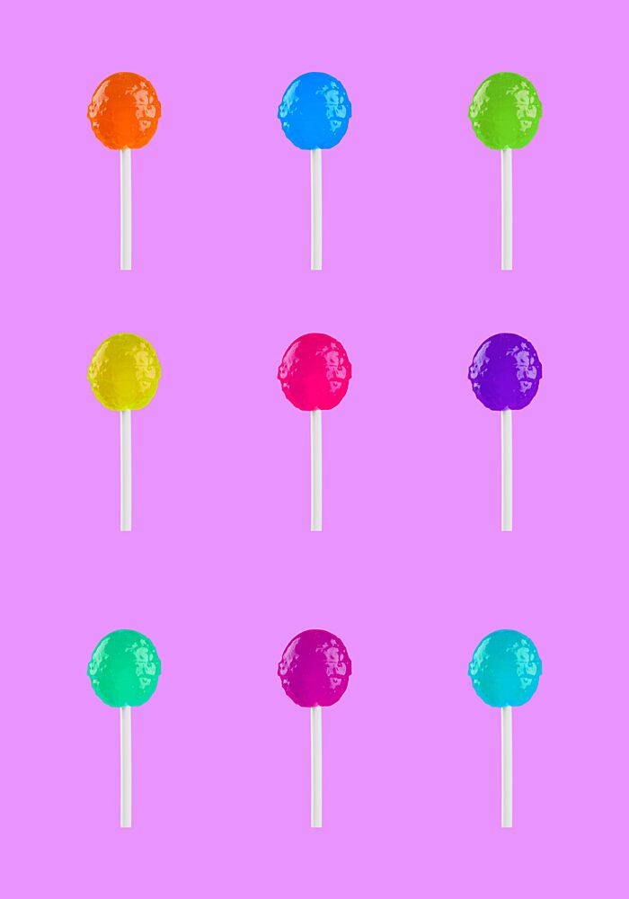 Lollipops Rainbow Grid art print by Athene Fritsch for $57.95 CAD