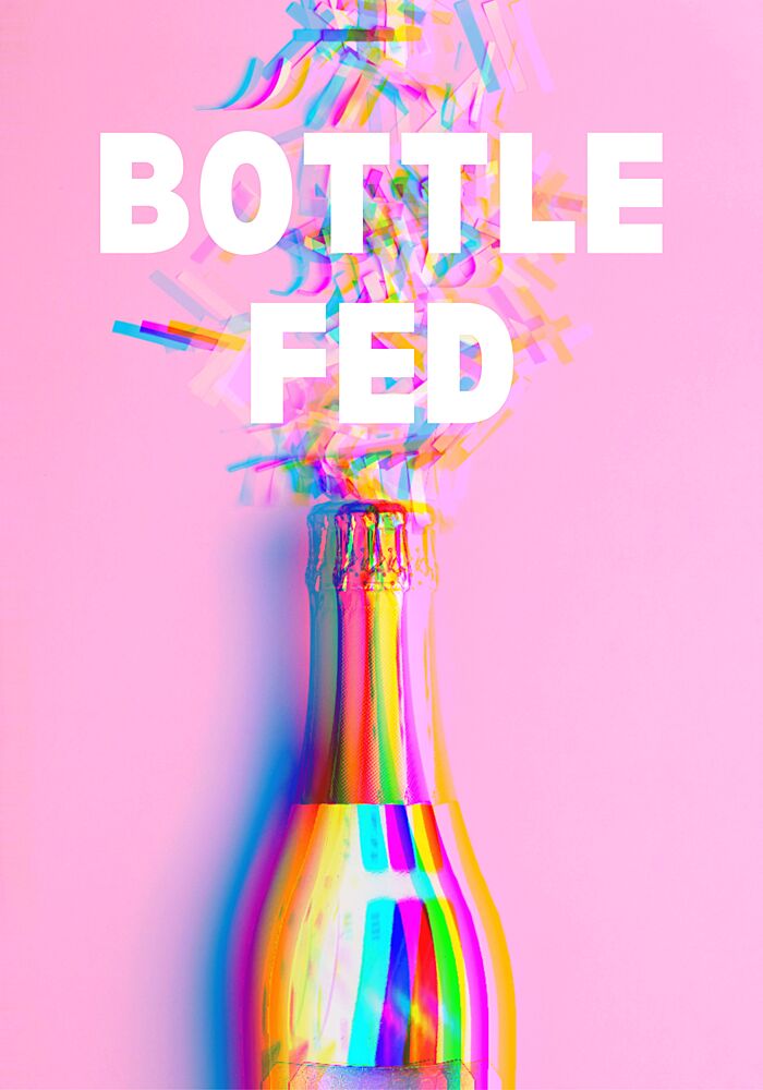 Champagne Celebration Glitch art print by Athene Fritsch for $57.95 CAD