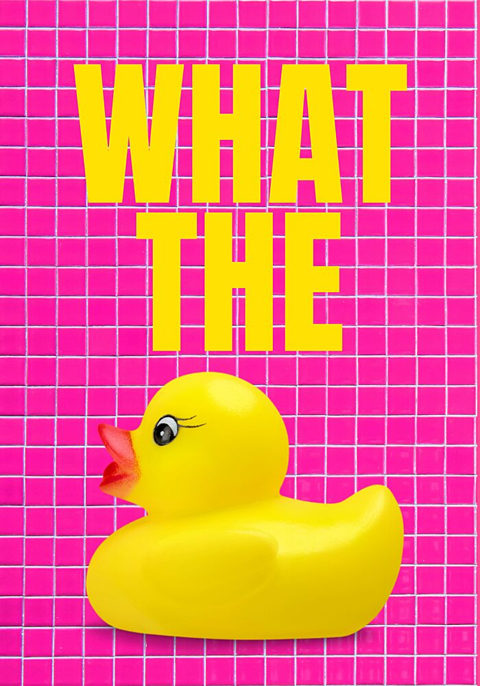 What the Rubber Duck art print by Athene Fritsch for $57.95 CAD
