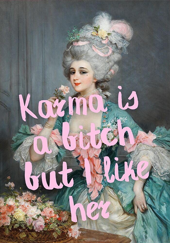 Karma Is a Bitch art print by Athene Fritsch for $57.95 CAD