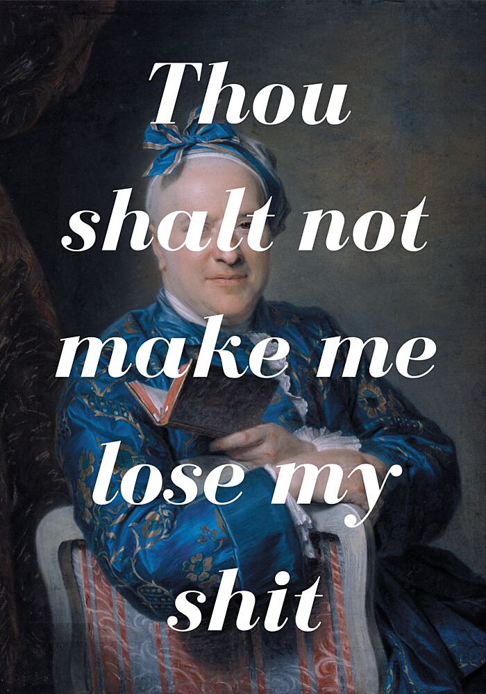 Sarcastic Gentleman Portrait art print by Athene Fritsch for $57.95 CAD