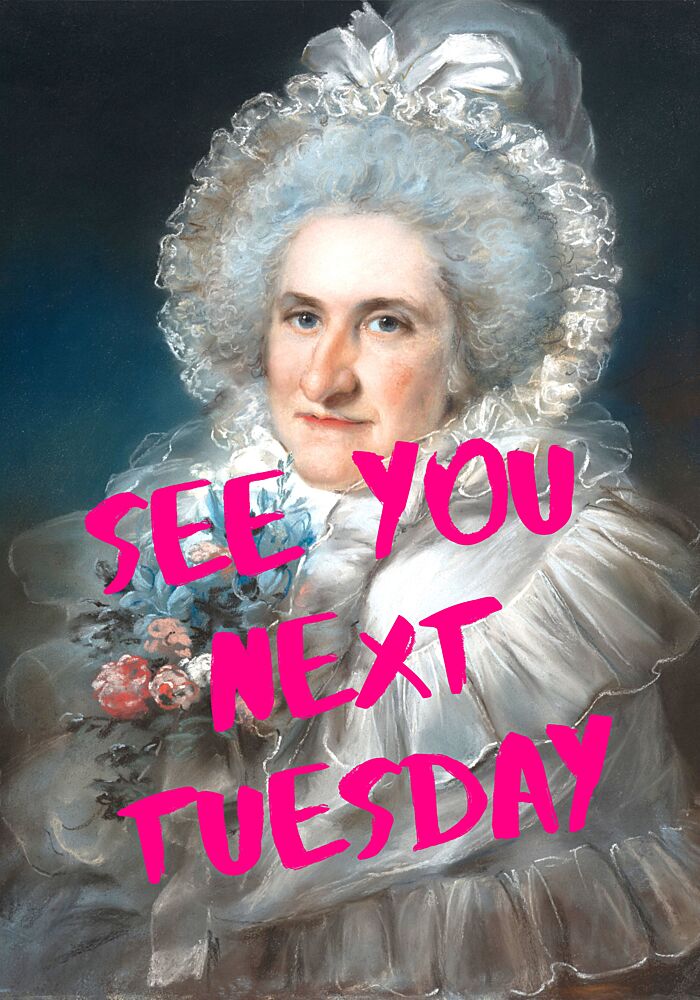 Humorous Vintage Portrait art print by Athene Fritsch for $57.95 CAD