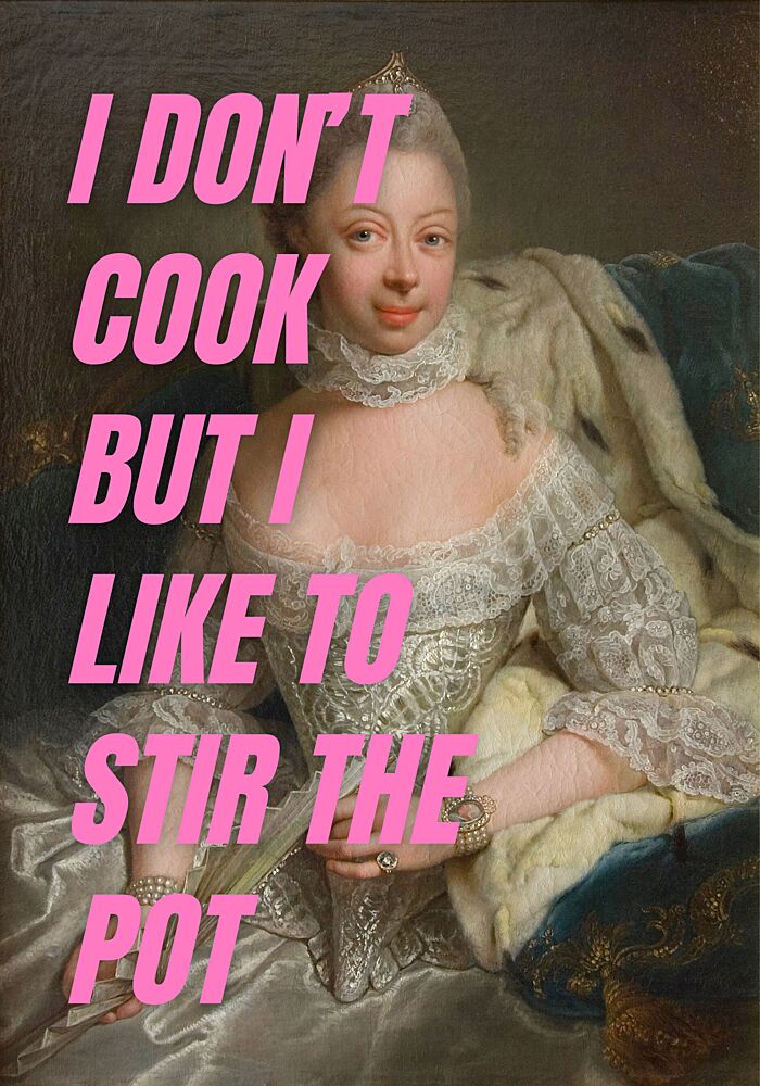Sassy Queen Statement art print by Athene Fritsch for $57.95 CAD