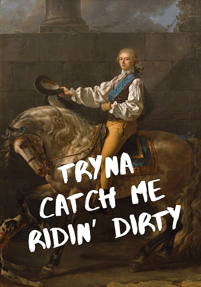 Ridin Dirty Horseman art print by Athene Fritsch for $57.95 CAD