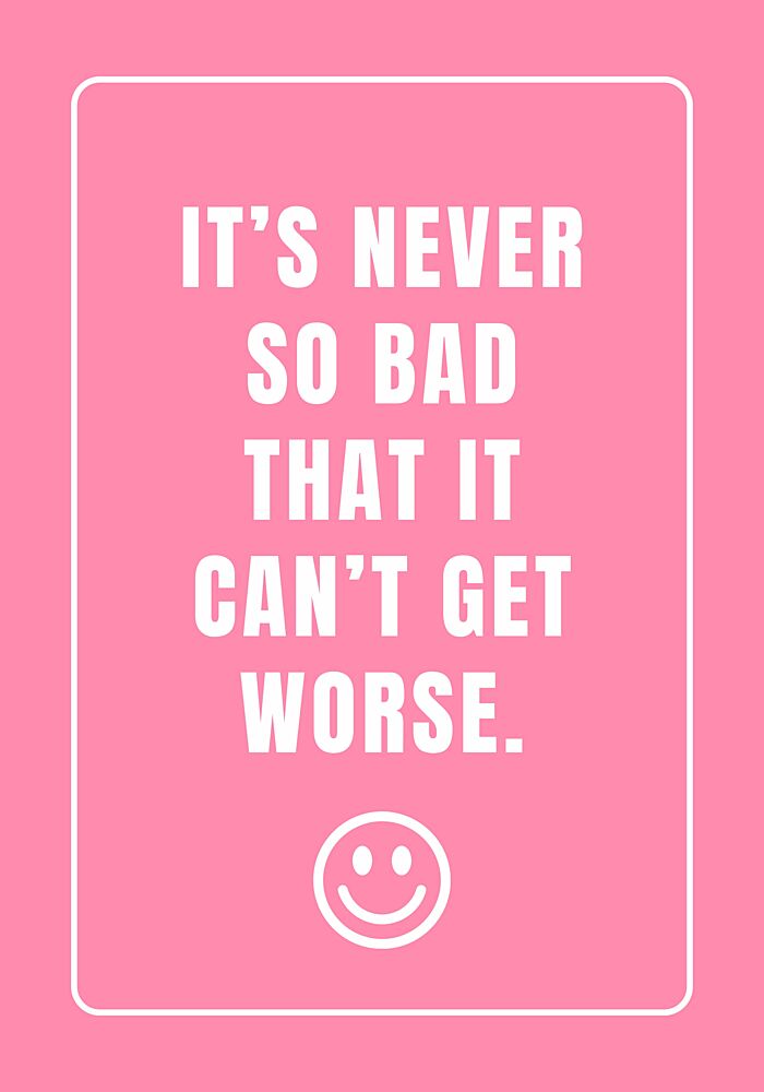 Its Never so Bad art print by Athene Fritsch for $57.95 CAD