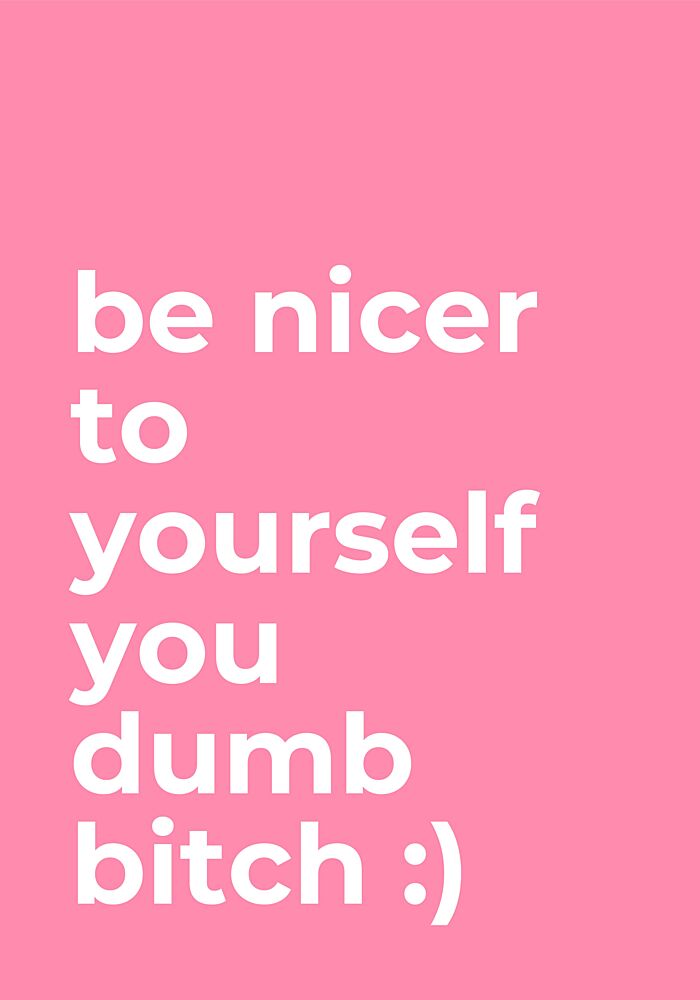 Sarcastic Self Care Quote art print by Athene Fritsch for $57.95 CAD