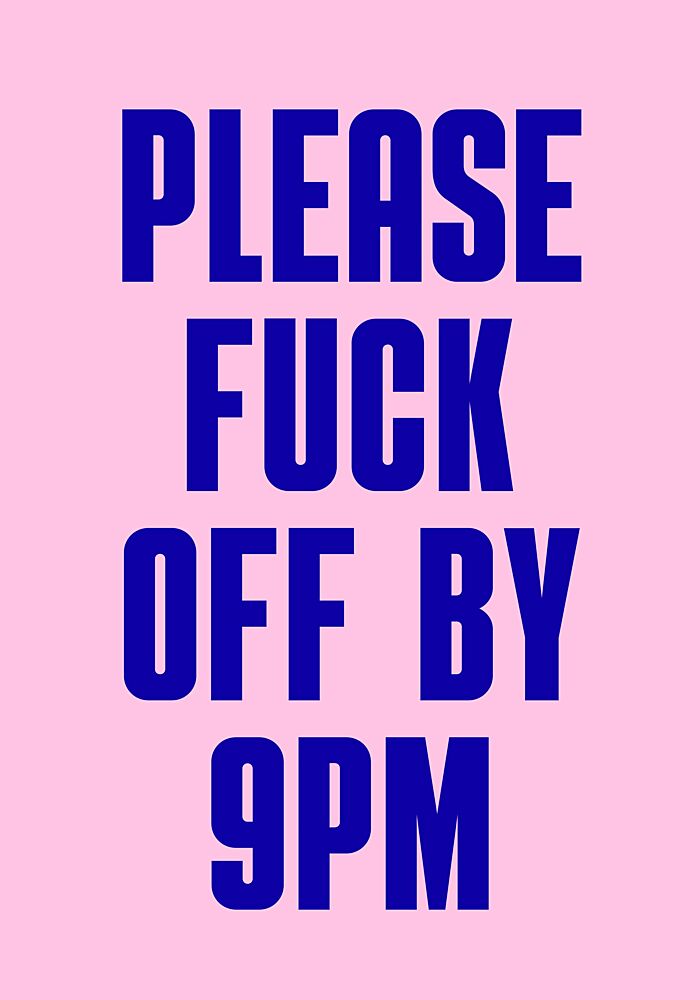 Sarcastic 9pm Message art print by Athene Fritsch for $57.95 CAD