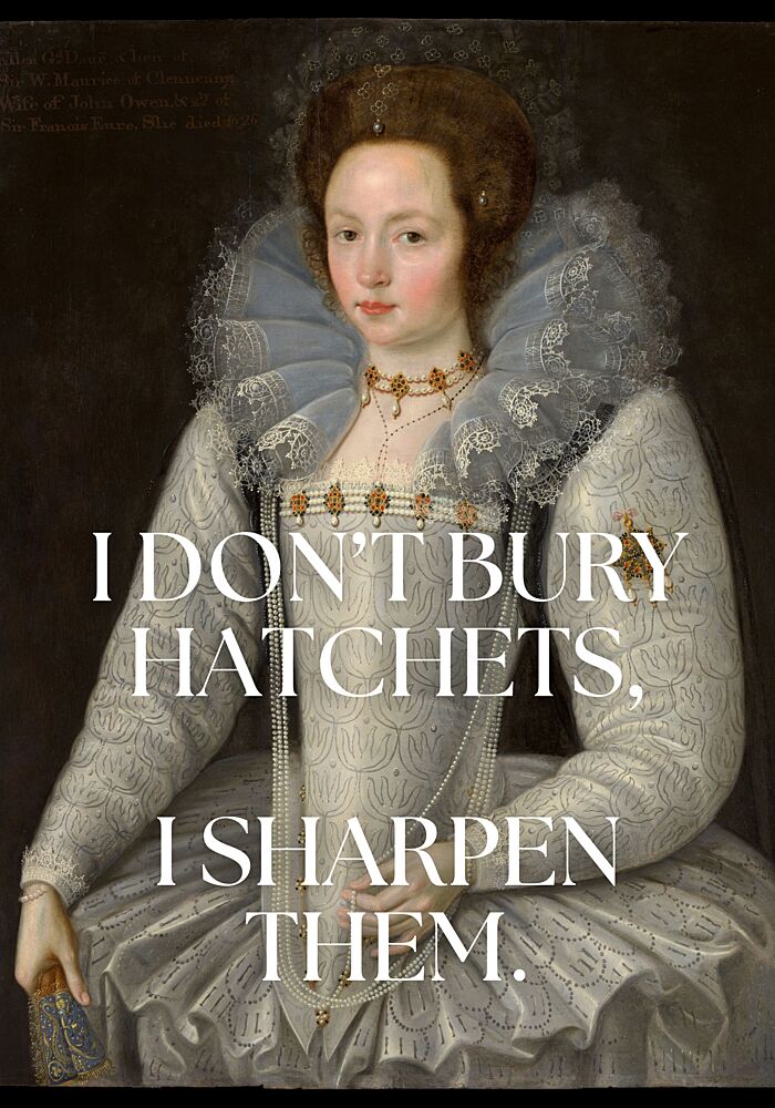 Regal Woman Quote art print by Athene Fritsch for $57.95 CAD