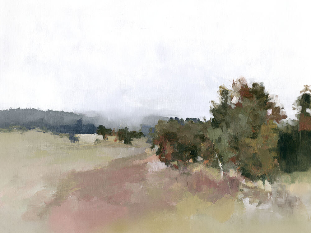Misty Field Landscape art print by Kathrin Pienaar for $57.95 CAD