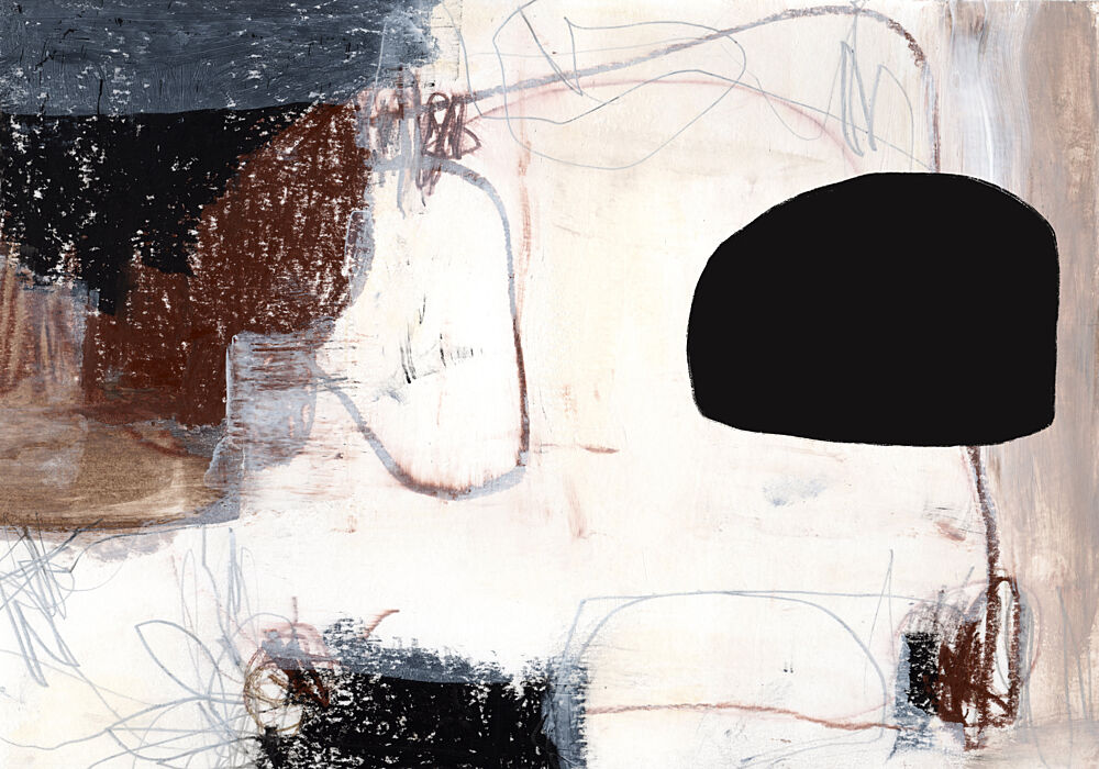 Modern Abstract Shapes art print by Uplusmestudio for $57.95 CAD