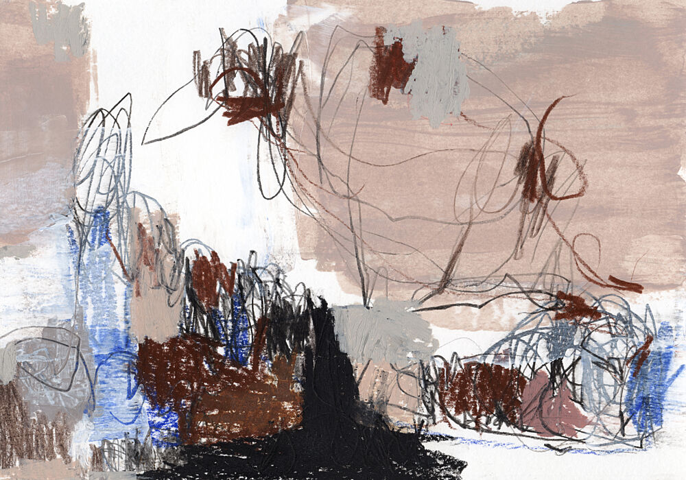 Dynamic Abstract Strokes art print by Uplusmestudio for $57.95 CAD