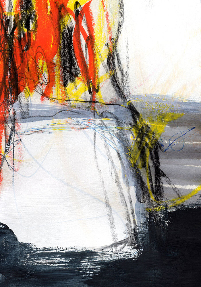 Vibrant Abstract Strokes art print by Uplusmestudio for $57.95 CAD