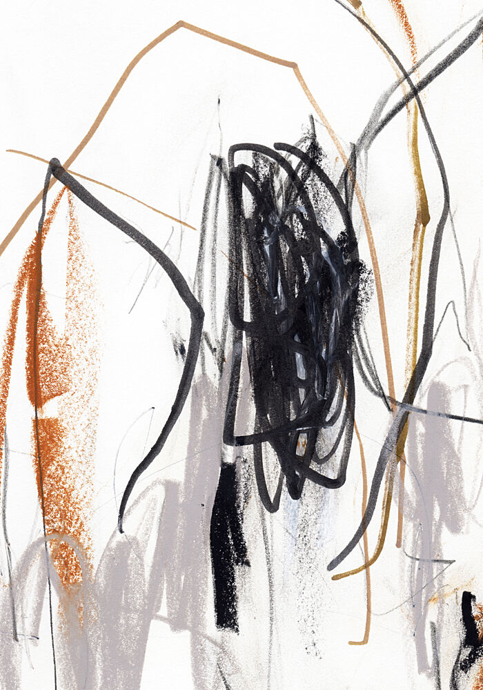 Expressive Abstract Drawing art print by Uplusmestudio for $57.95 CAD