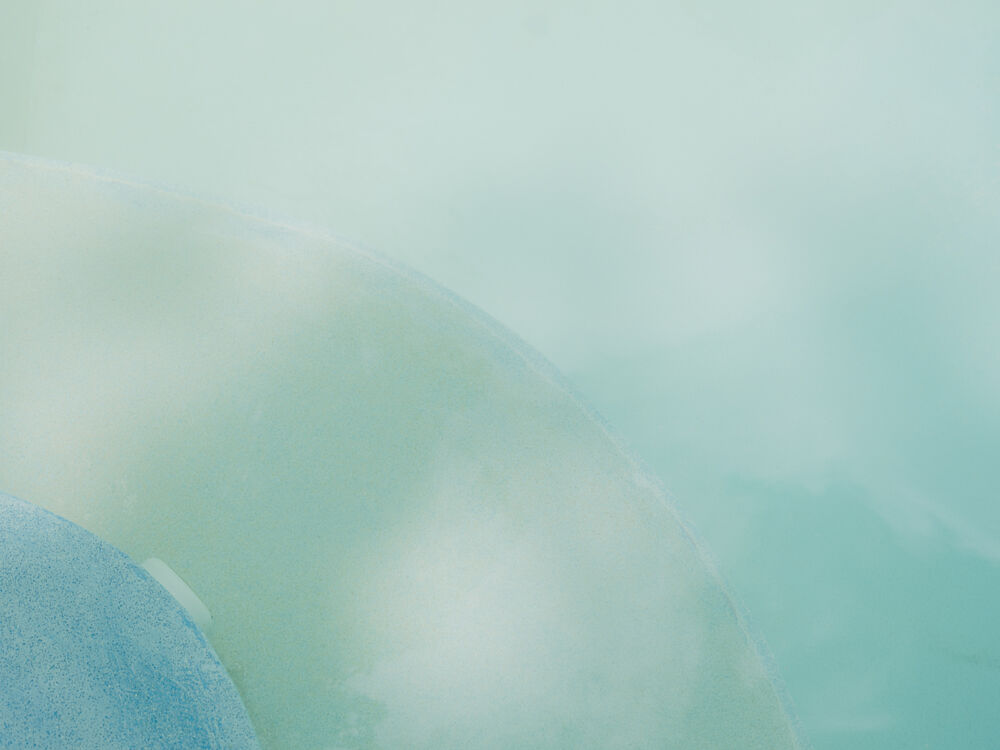 Soft Aqua Curves art print by Photolovers for $57.95 CAD