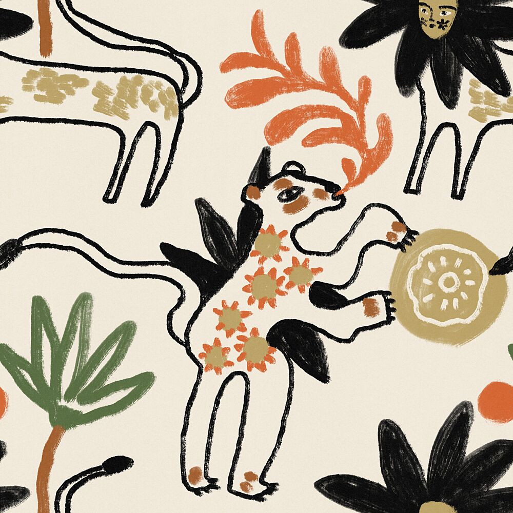 Whimsical Woodland Creatures art print by Raipa Studio for $57.95 CAD