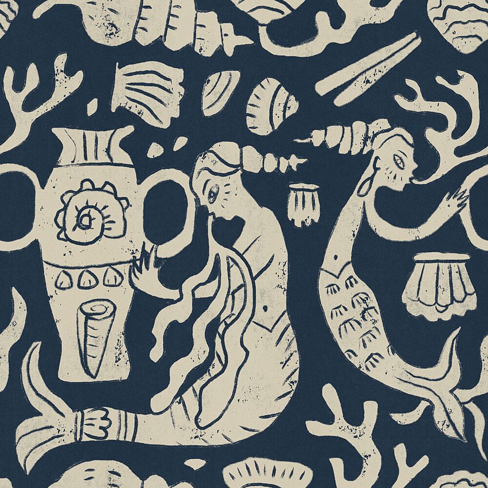 Mythical Ocean Mermaids art print by Raipa Studio for $57.95 CAD