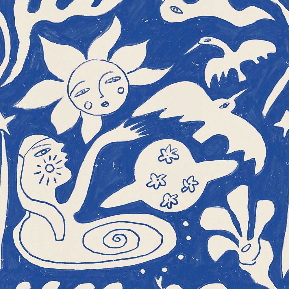 Celestial Folk Dream art print by Raipa Studio for $57.95 CAD
