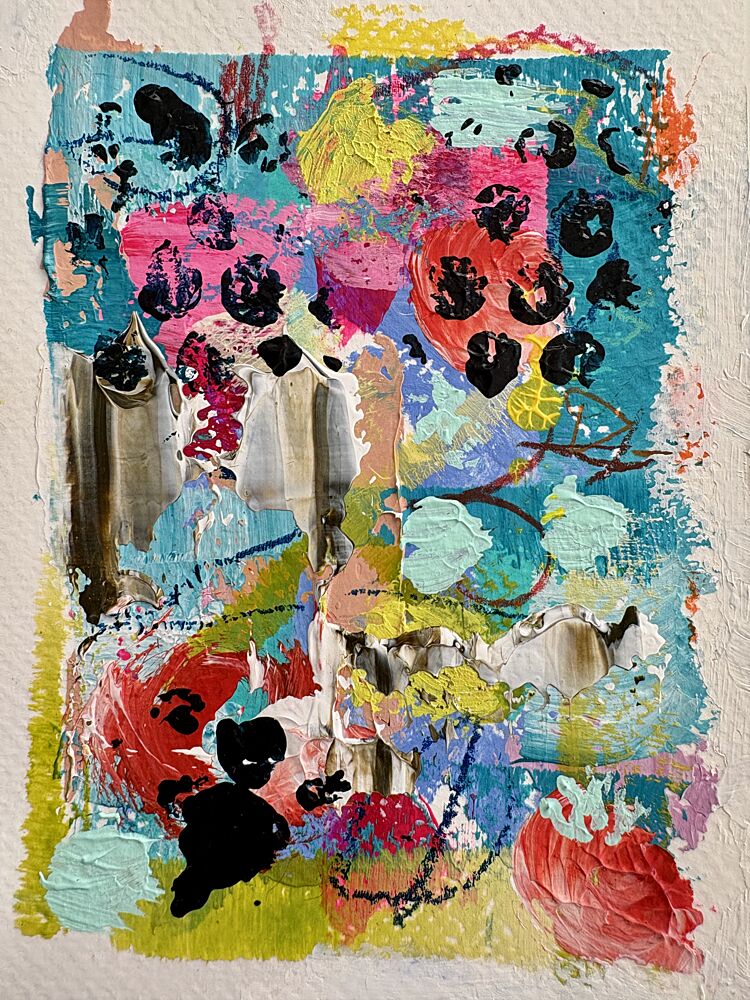 Abstract Color Burst art print by Irene Chua for $57.95 CAD