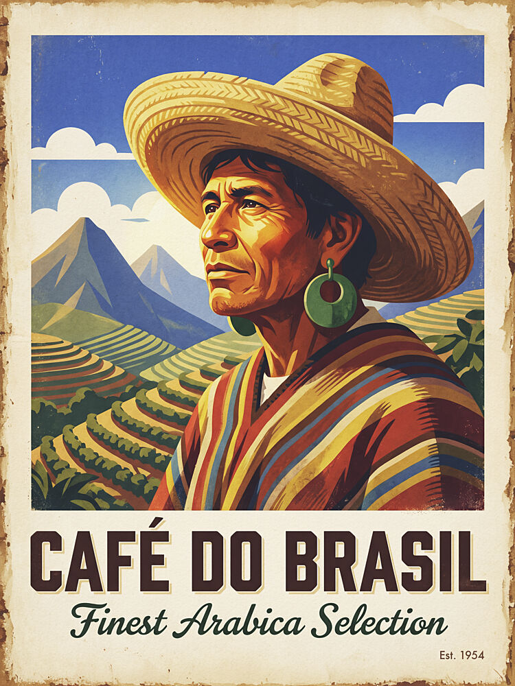 Brazilian Coffee Farmer Landscape art print by Andreas Magnusson for $57.95 CAD