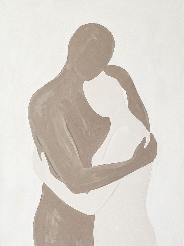 Loving Couple Embrace art print by Andreas Magnusson for $57.95 CAD