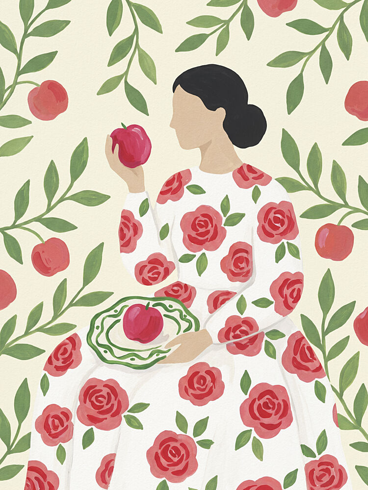 Red Apples Garden art print by Andreas Magnusson for $57.95 CAD