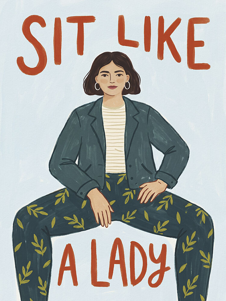 Sit Like a Lady art print by Andreas Magnusson for $57.95 CAD