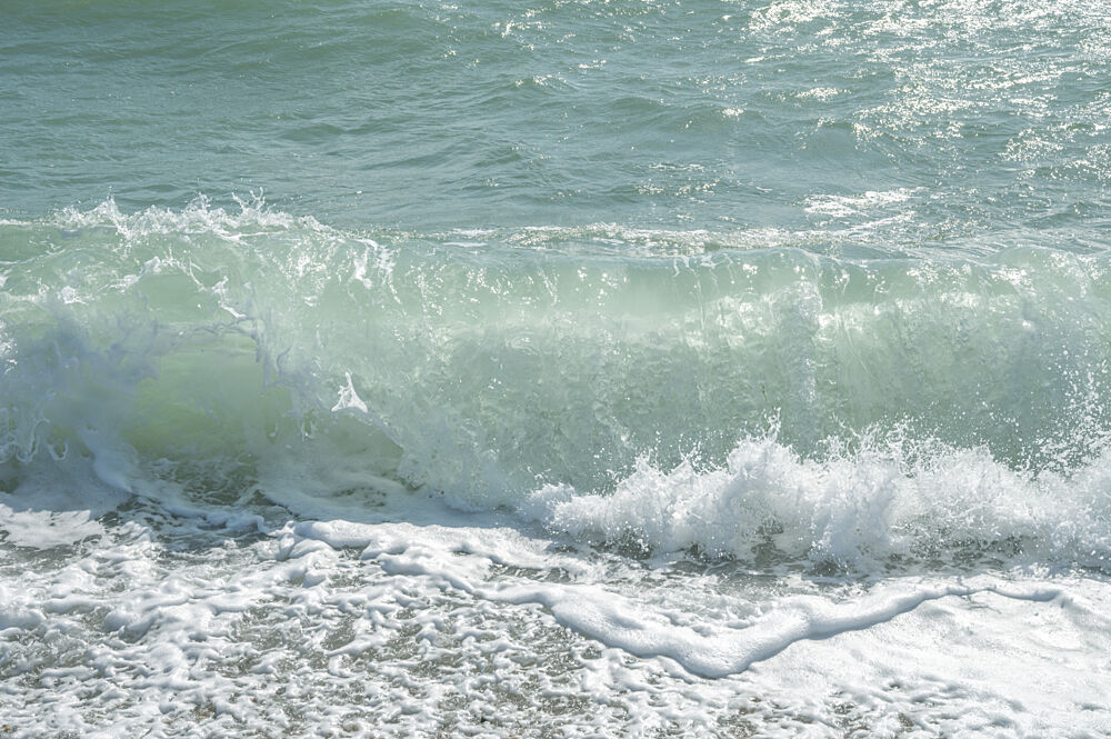Rolling Aqua Wave art print by Christa Stroo for $57.95 CAD