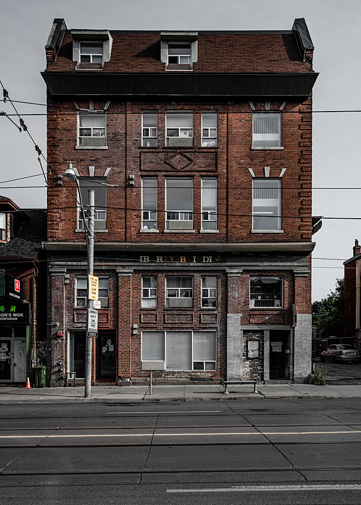 Old Urban Brick Building art print by The Learning Curve Photography for $57.95 CAD
