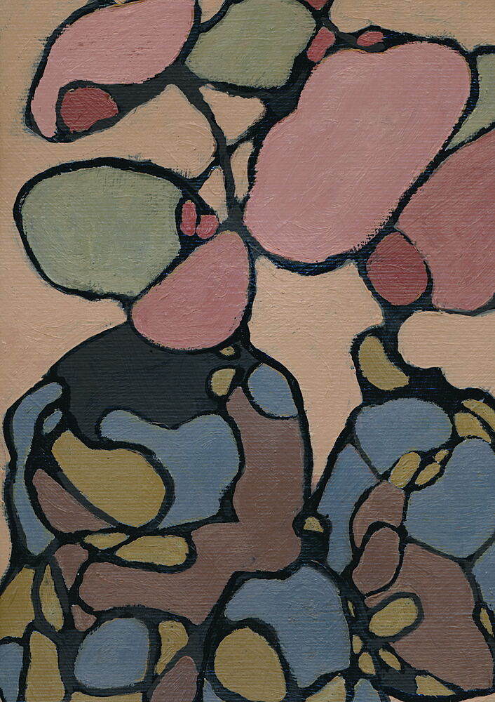 Muted Organic Shapes art print by Lena Ru for $57.95 CAD