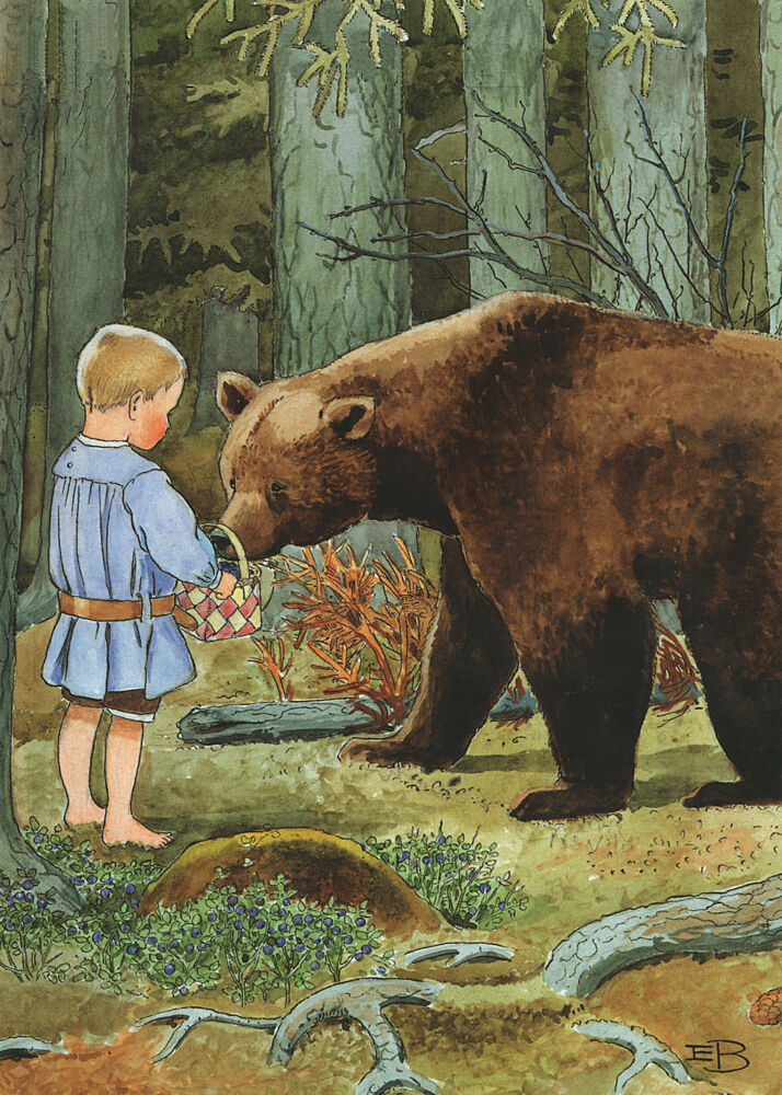 Mors Lilla Olle art print by Elsa Beskow for $57.95 CAD