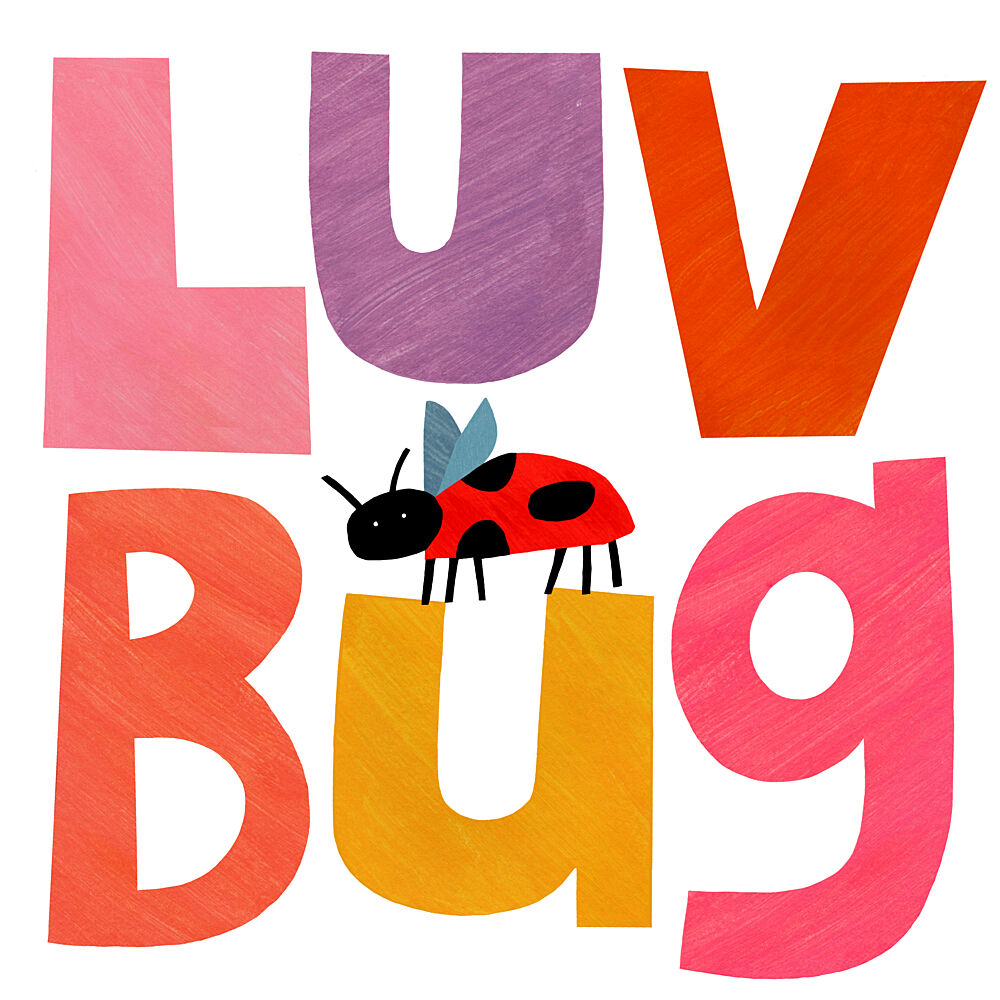 Colorful Luv Bug art print by Susan Black for $57.95 CAD